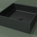 3D modeli Tezgah üstü lavabo (01UN21301, Deep Nocturne C38, L 48, P 48, H 16 cm) - önizleme