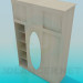 modello 3D Armadio con un ripiano superiore per il corridoio - anteprima
