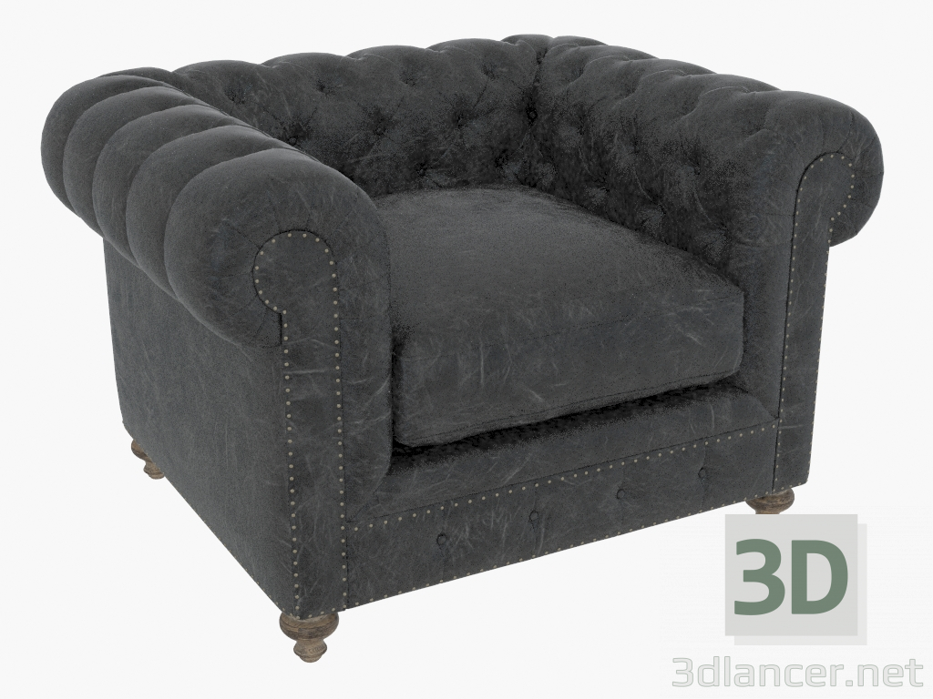 3D Modell Sessel CIGAR CLUB Ledersessel (7841.3002 ST) - Vorschau