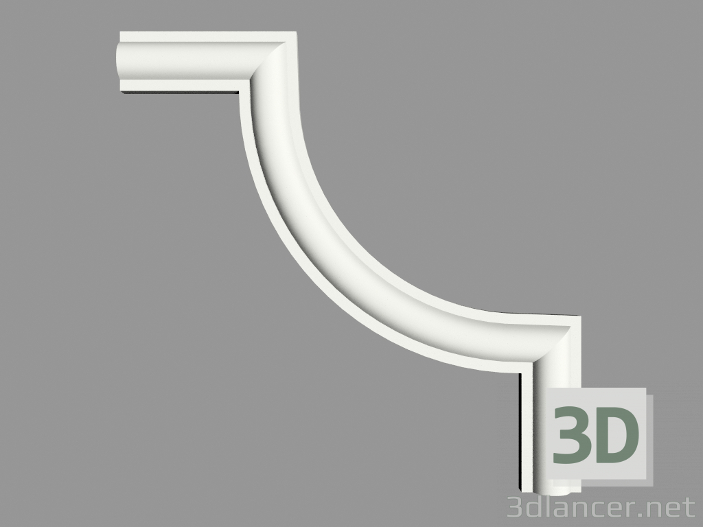3D modeli Dekoratif açı (TU16) - önizleme