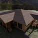 3d Wooden House model buy - render