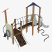 3d model Children's play complex (4417) - preview
