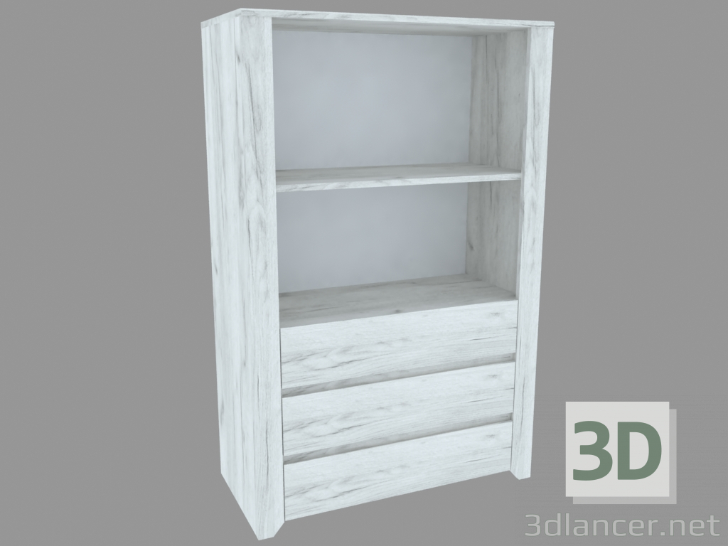 modèle 3D Armoire Basse 3S (TYPE 32) - preview