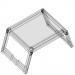 Tablett an den Beinen Ikea-Clips 3D-Modell kaufen - Rendern