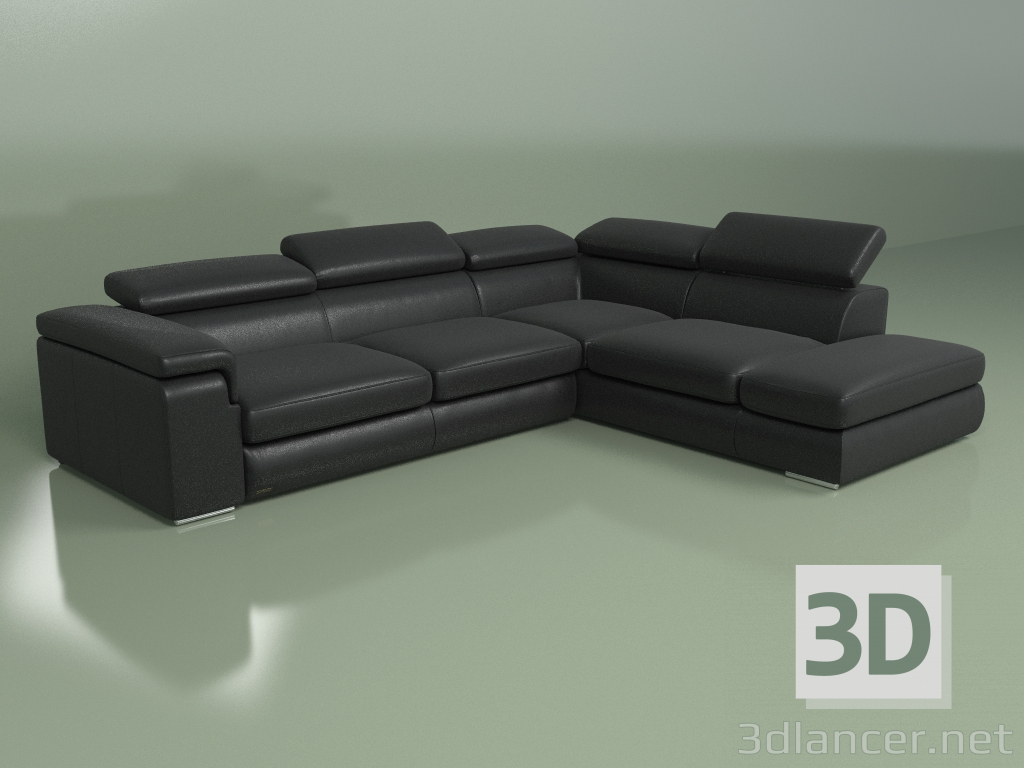 3d model Modular corner sofa Martin 01 - preview