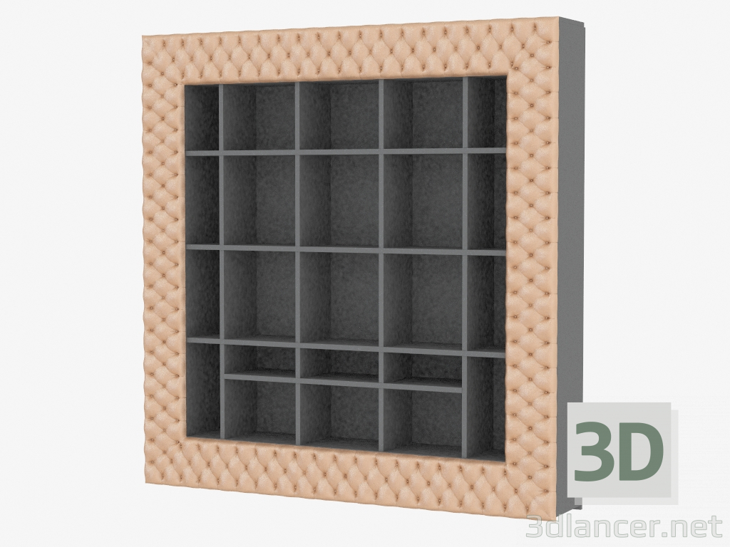 3d model Bookcase AVERY libreria (2300х2300) - preview