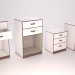 modèle 3D tables de chevet - preview