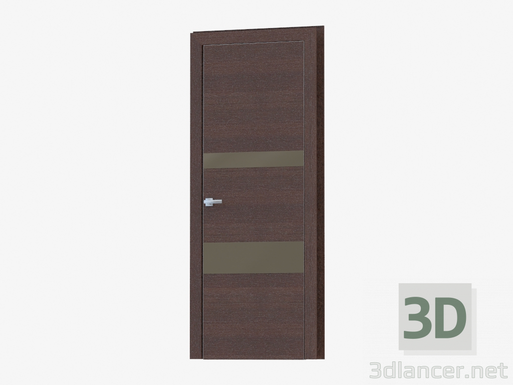 Modelo 3d Porta Interroom (45,31 prata bronza) - preview