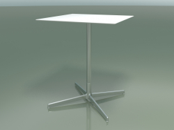 Mesa cuadrada 5548 (H 72.5 - 59x59 cm, blanco, LU1)