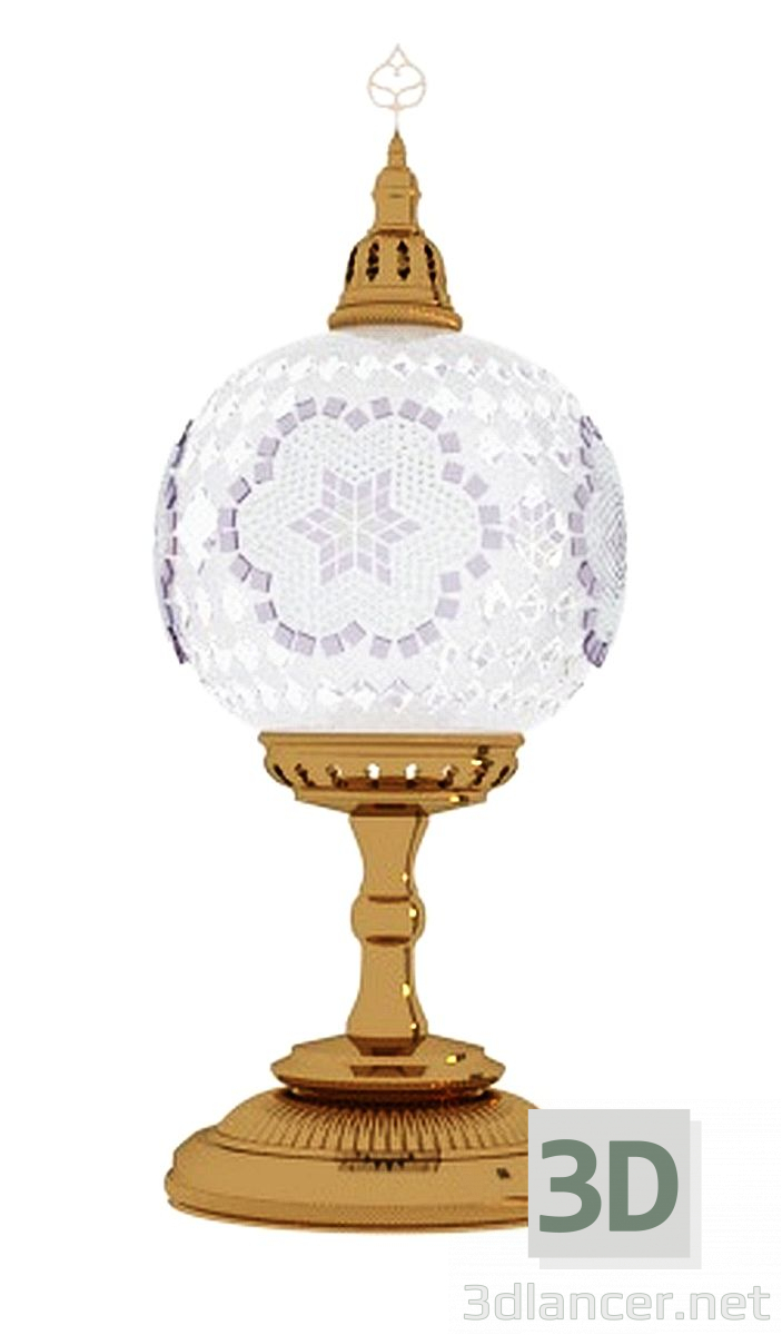 3d Лампа в марокканском стиле модель купить - ракурс