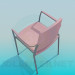 Modelo 3d Cadeira acolchoada - preview