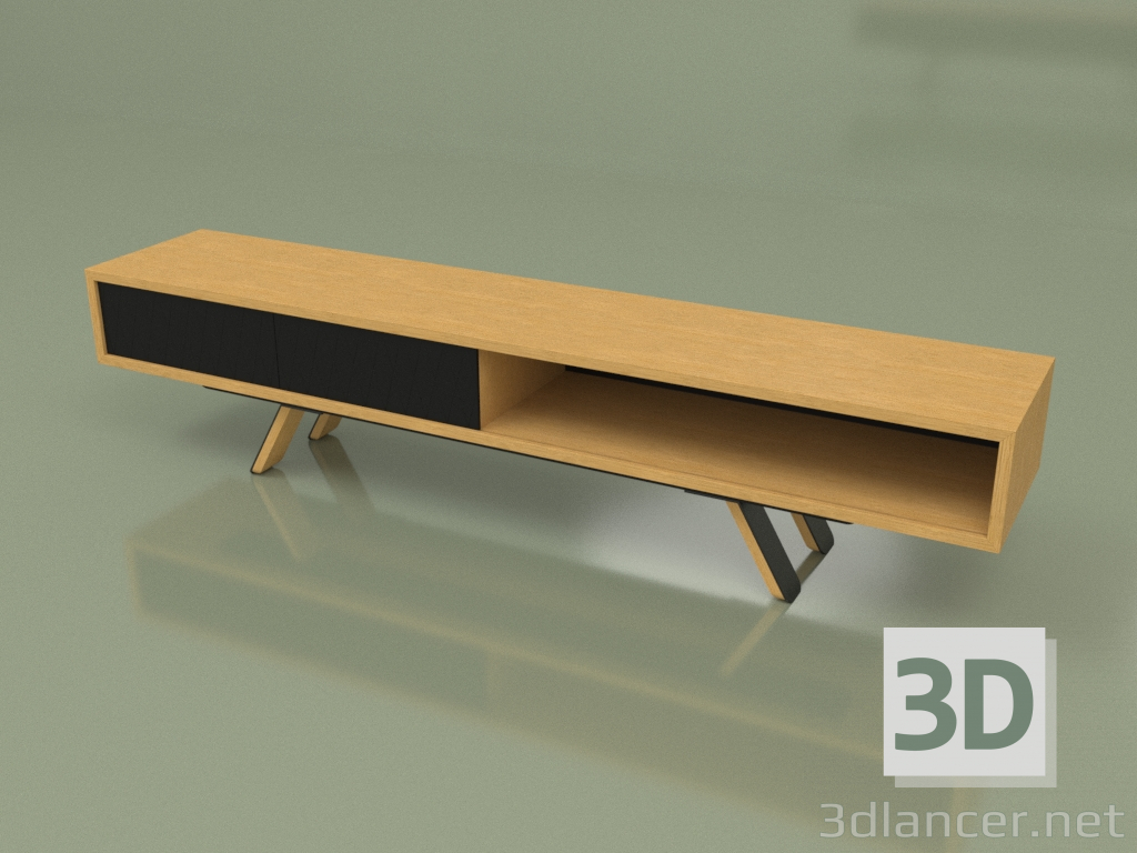 3d model TV stand MONZA - preview