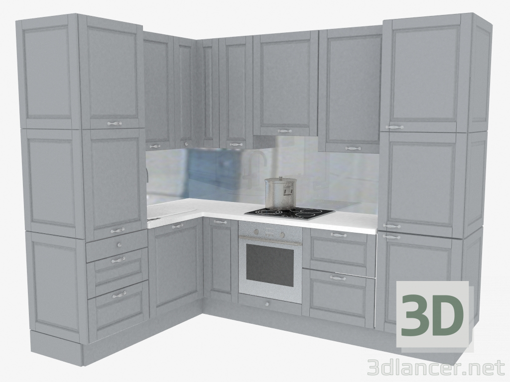 modello 3D Cucina Modello Budbin IKEA - anteprima