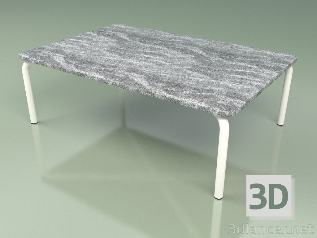 3D Modell Couchtisch 006 (Metal Milk, Cardoso Stone) - Vorschau
