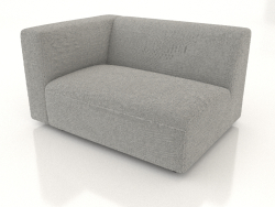 Sofa module 1 seater (L) 103x90 with an armrest on the left