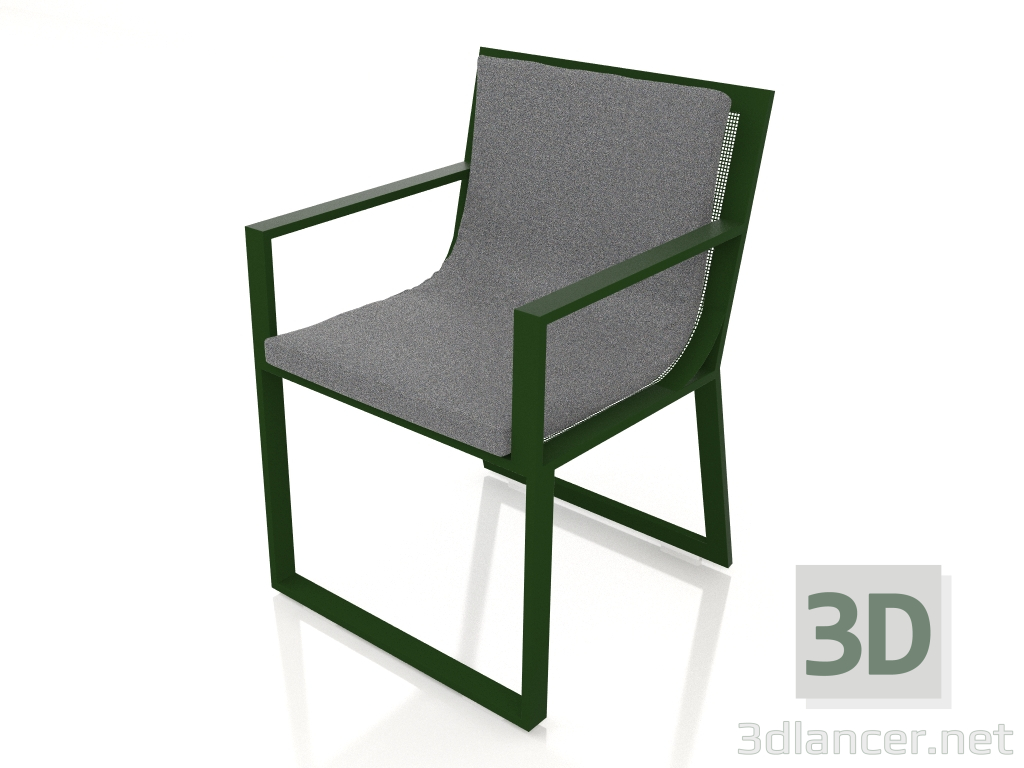 3d модель Кресло обеденное (Bottle green) – превью