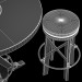COLECCIÓN de HUNTINGDON mesa y bar taburete 3D modelo Compro - render