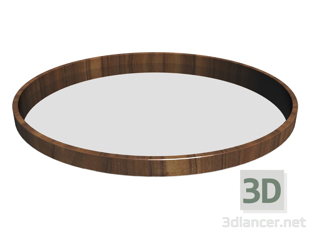 3D Modell 951 Tablett (rund) - Vorschau