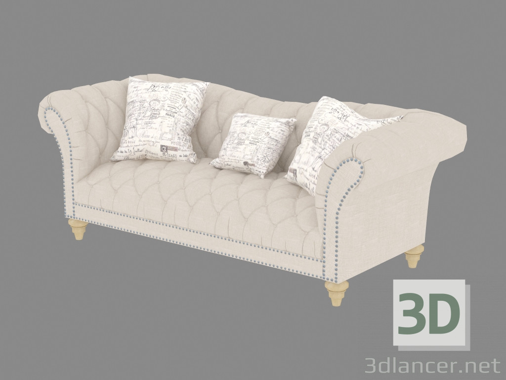 3d model Sofa-bed double Hutton (U3164-09) - preview