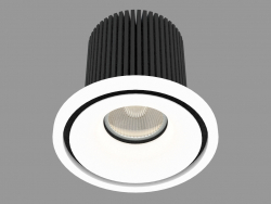 Luminaire à LED encastré (Blanc DL18616_01WW-R)