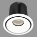 3d модель Встраиваемый светодиодный светильник (DL18616_01WW-R White) – превью