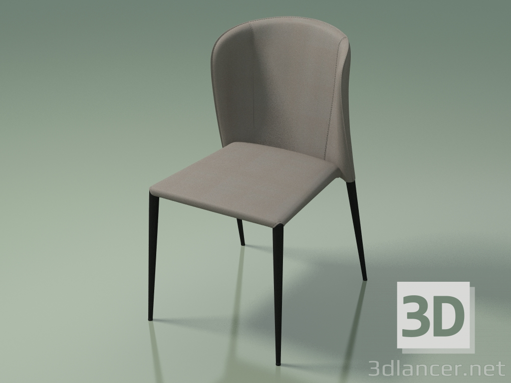 3d model Dining chair Arthur (110055, ash gray) - preview