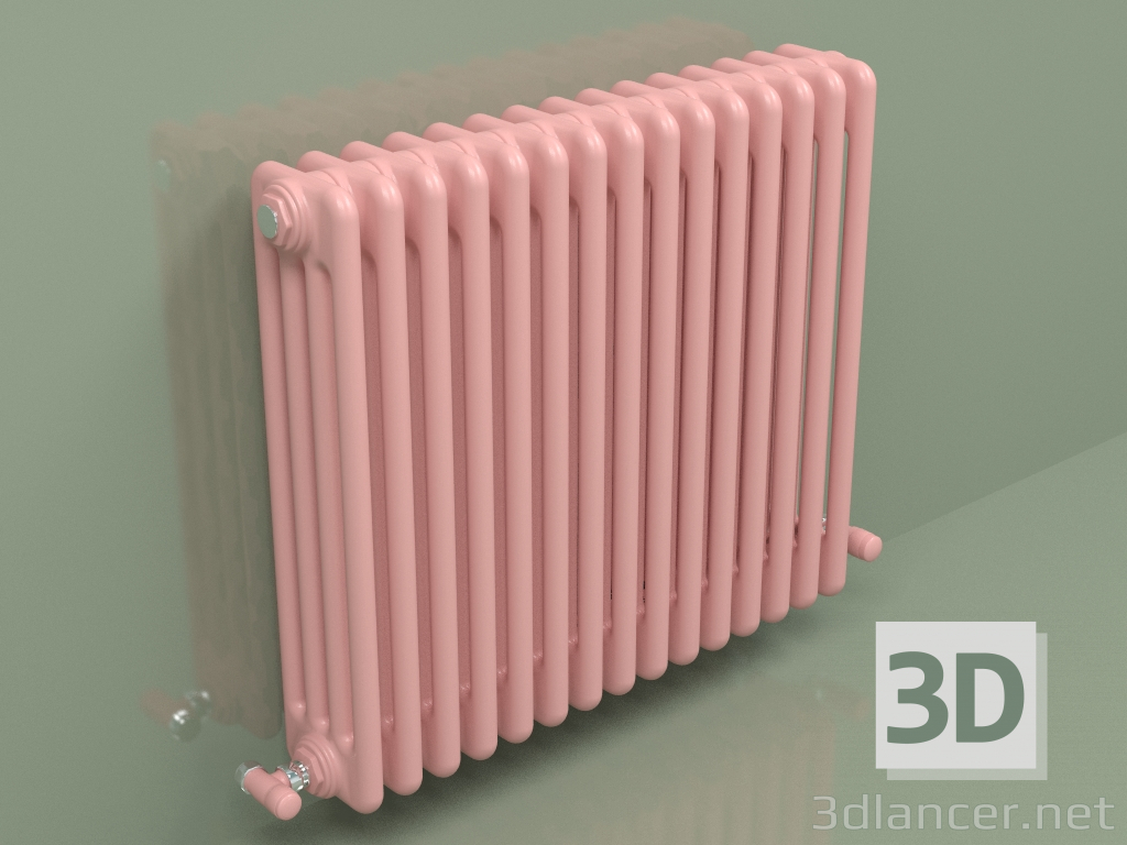 3D Modell Kühler TESI 4 (H 600 15EL, Pink - RAL 3015) - Vorschau