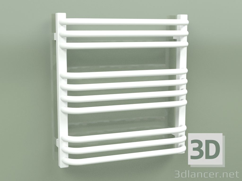 3D modeli Alex su ısıtmalı havlu askısı (WGALE054050-SX v4.0- (R), 540х500 mm) - önizleme