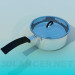 3d model Saucepan with one handle - preview