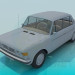 3D Modell Fiat 125p - Vorschau