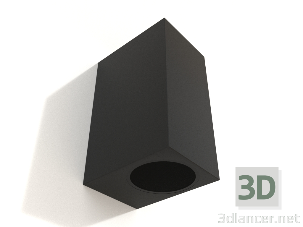 3D Modell Wand-Straßenlampe (7038) - Vorschau