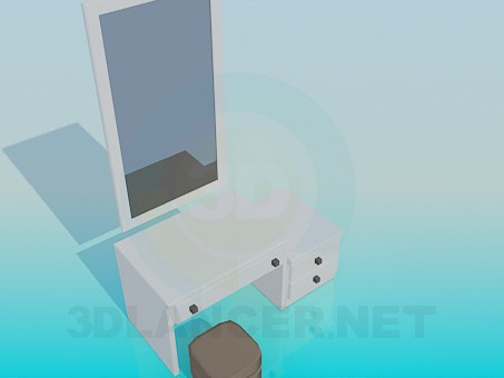 modello 3D Vetro di pilastro - anteprima