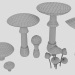 Pilze Set1 3D-Modell kaufen - Rendern