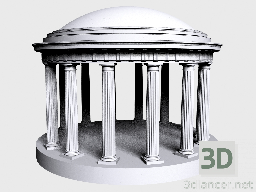 3D modeli Rotunda (LR594R) - önizleme