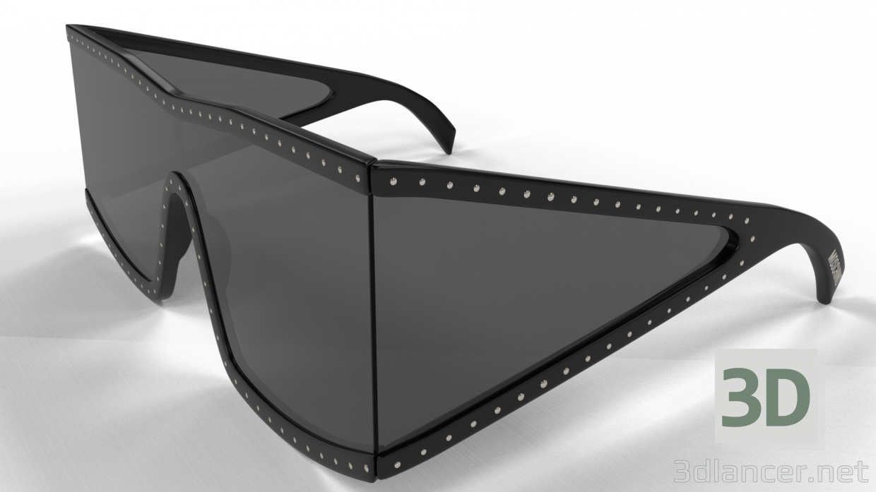 Gafas protectoras MOSCHINO 004 3D modelo Compro - render