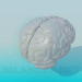 3d model The human brain - preview