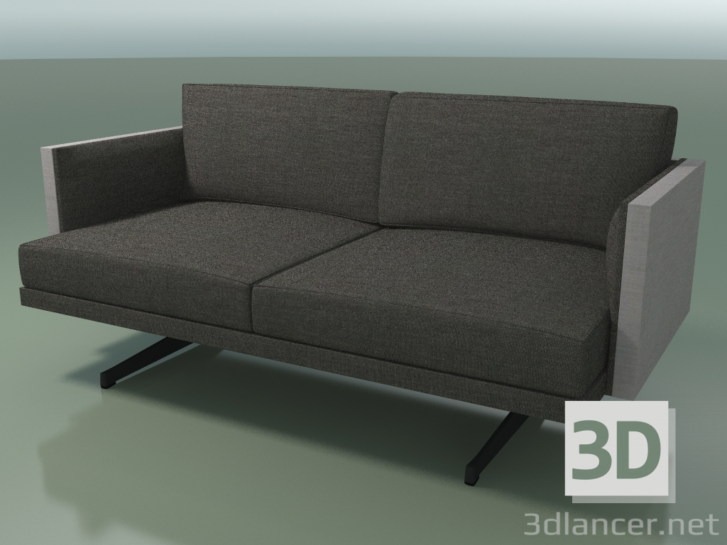 3D modeli Çift kişilik kanepe 5231 (H ayaklar, iki tonlu döşeme) - önizleme