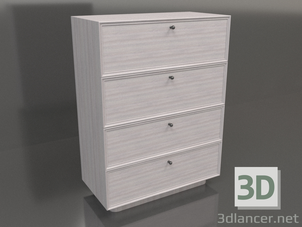 3d model Chest of drawers TM 15 (800x400x1076, wood pale) - preview