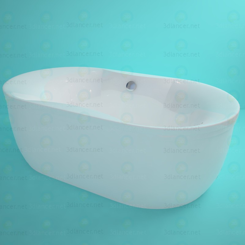 modello 3D di Vasca da bagno Kolpa san gloriana comprare - rendering