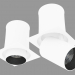 3D modeli Gömme LED armatür uzatılabilir (DL18621_01SQ Beyaz Dim) - önizleme