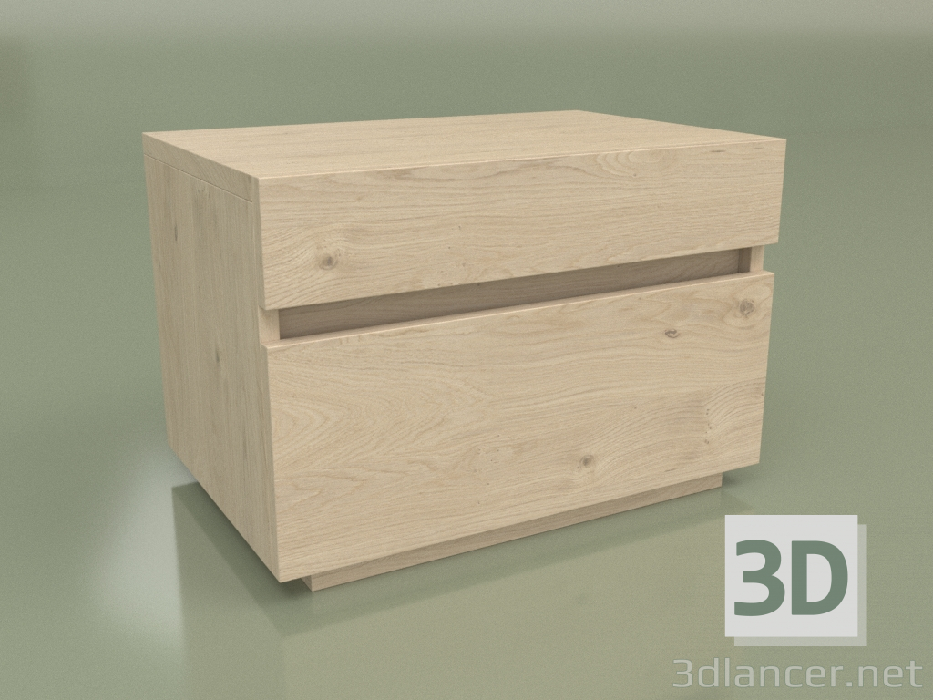 3d model Bedside table Mn 200 (Champagne) - preview
