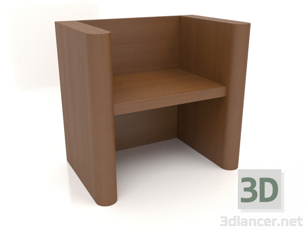 modèle 3D Banc VK 07 (800x524x750, bois brun clair) - preview