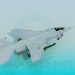 3d model Jaguar Fighter - preview