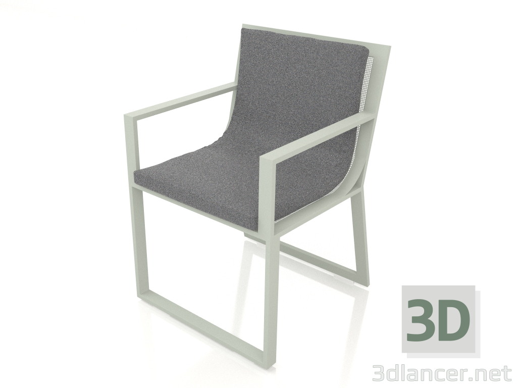 3d модель Кресло обеденное (Cement grey) – превью