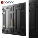 Puerta loft negra 10 3D modelo Compro - render