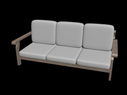 Einfache Ecke Sofa 1