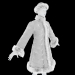 Abrigo de piel para la doncella de nieve 3D modelo Compro - render
