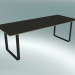 3D Modell Tisch 70/70, 225x90cm (Schwarz) - Vorschau