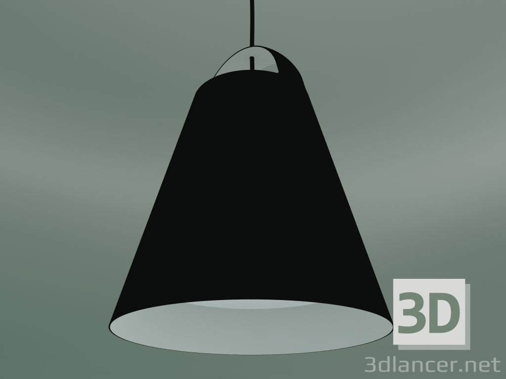 3d model Lámpara colgante ARRIBA 400 COLGANTE (100W E27, BLK) - vista previa