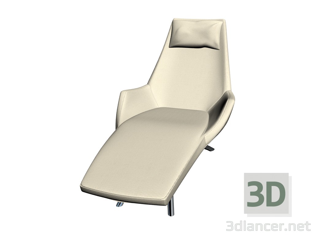 3D Modell Sessel 2000 lange - Vorschau
